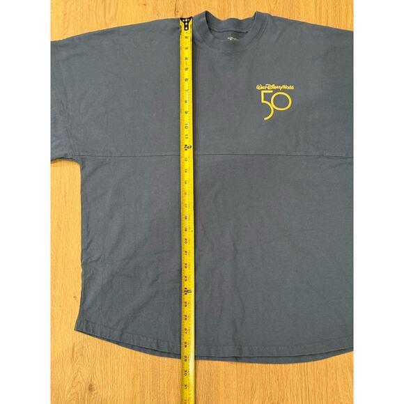 Walt Disney World 50th Anniversary Spirit Jersey Blue Earidescent Gold XL - Picture 6 of 8